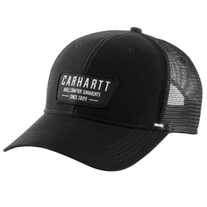 CANVAS MESH-BACK CRAFTED PATCH CAP schwarz